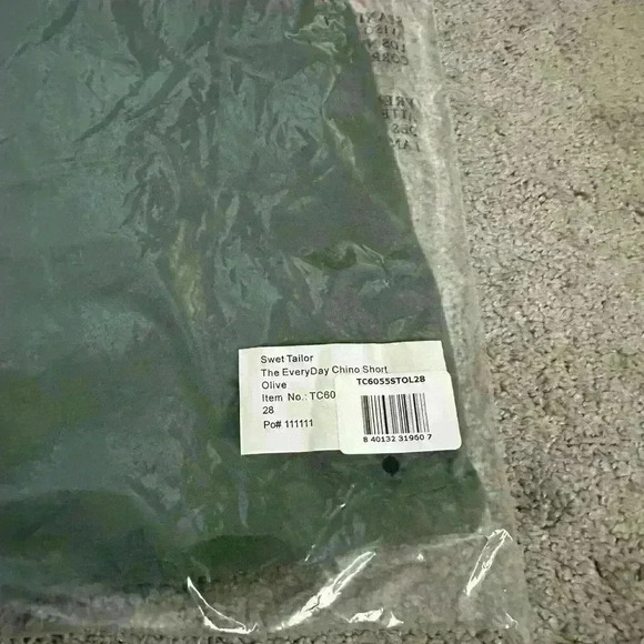 Swet Tailor Men’s The Everyday Chino Short Olive Green - Picture 10 of 10